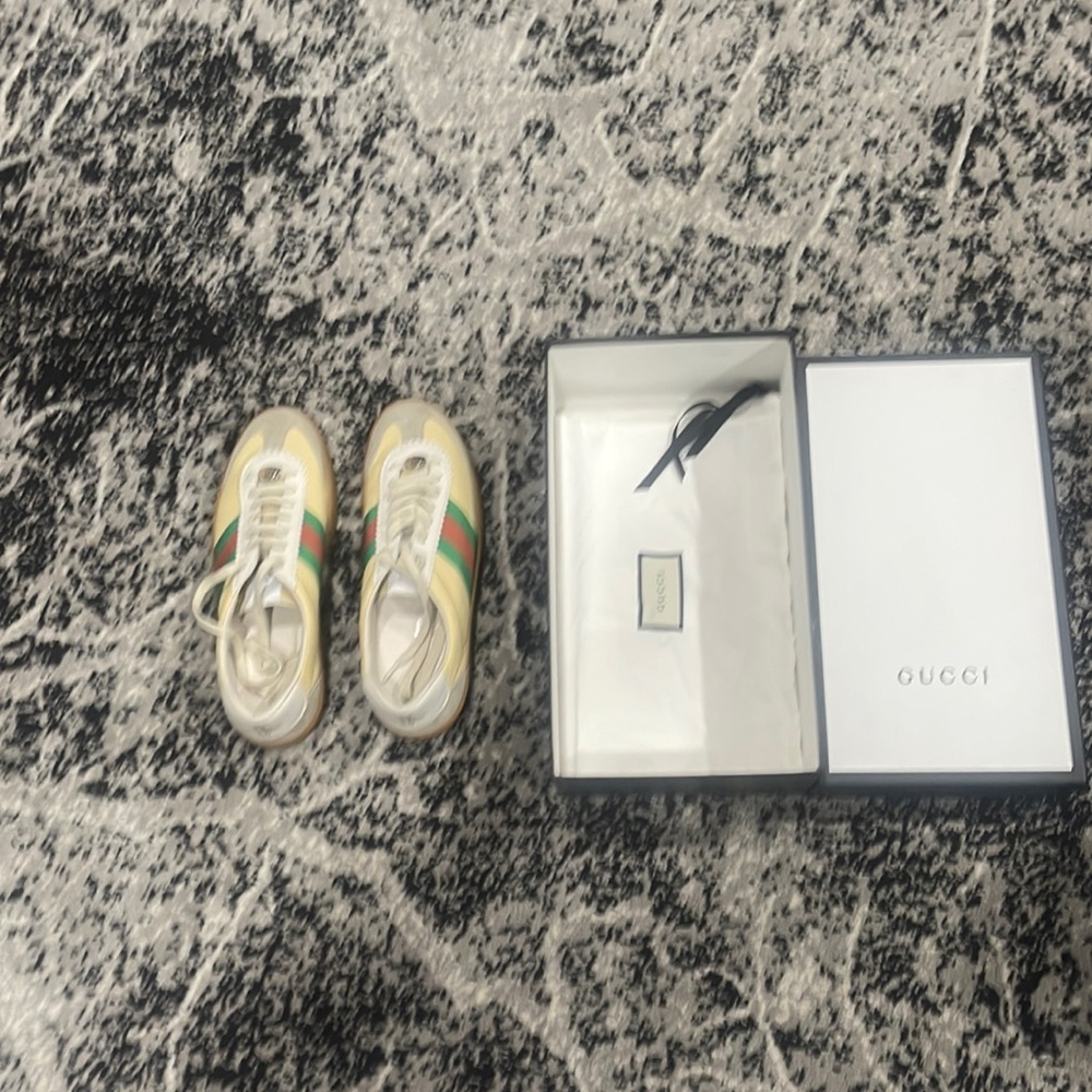 Gucci G74 Web Low 'Oatmeal' BRAND NEW